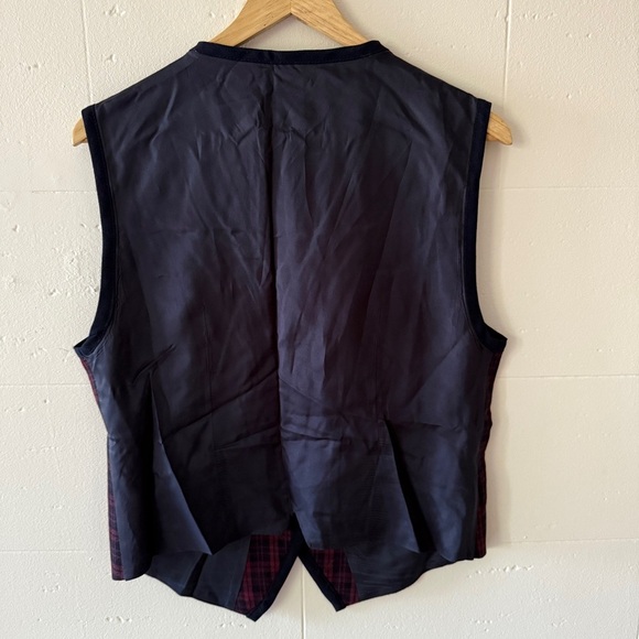 Vintage Karolyne Plaid Wool Vest - Picture 4 of 8